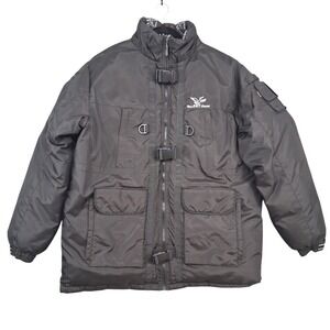 Triple FAT Goose Black Puffer Jacket Winter Coat TDW9100 Men's XXL Down Blend